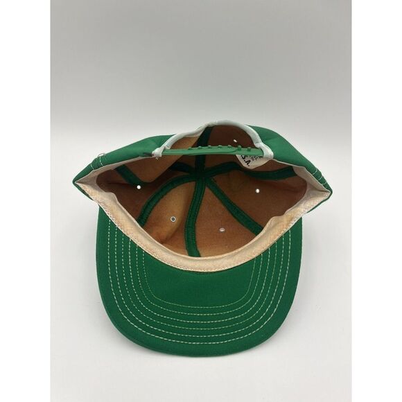 Vintage Snapback Hat TRUCKER  GREEN LIGHT AUTO Made in USA 1980's Review Photos - Picture 6 of 12